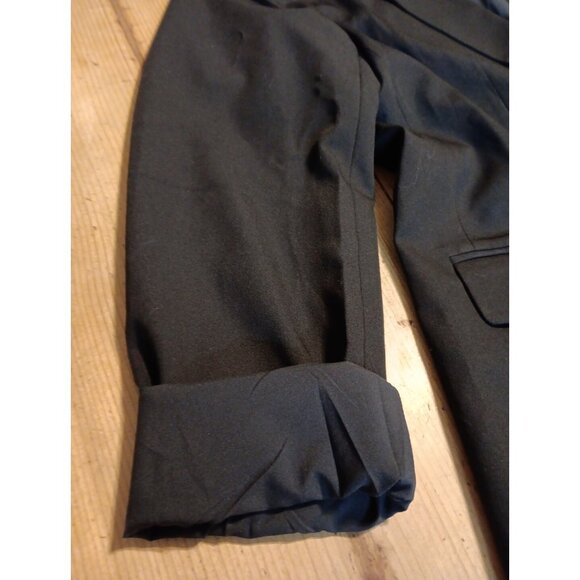 Cicy Bell Womens L Blazer Jacket Button Closure Black Office Career Business NWT - Picture 3 of 6